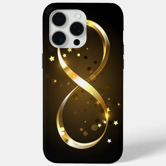 ゴールデンインフィニティシンボル Case-Mate iPhoneケース (裏面)