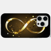 ゴールデンインフィニティシンボル Case-Mate iPhoneケース (裏面 (横))