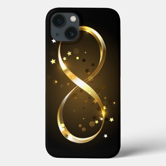 ゴールデンインフィニティシンボル Case-Mate iPhoneケース (裏面)