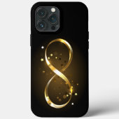 ゴールデンインフィニティシンボル Case-Mate iPhoneケース (裏面)