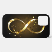 ゴールデンインフィニティシンボル Case-Mate iPhoneケース (裏面 (横))