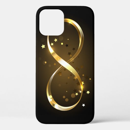 ゴールデンインフィニティシンボル Case-Mate iPhoneケース (裏面)