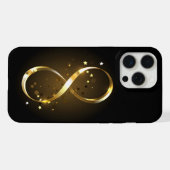 ゴールデンインフィニティシンボル iPhoneケース (裏面横)