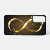 ゴールデンインフィニティシンボル SAMSUNG GALAXYケース (裏面横)