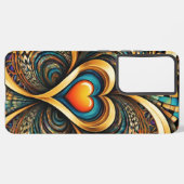 ゴールデンインフィニティハート SAMSUNG GALAXYケース (左側面)