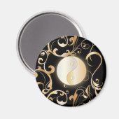 ゴールデンイン&ヤン巻物付き マグネット (正面/裏面)