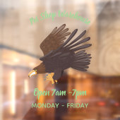 ゴールデンイーグルおもしろいマンガイラストレーション ウィンドウサイン (シート2)