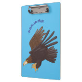 ゴールデンイーグルおもしろいマンガイラストレーション クリップボード (左)