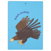 ゴールデンイーグルおもしろいマンガイラストレーション クリップボード (裏面)