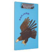 ゴールデンイーグルおもしろいマンガイラストレーション クリップボード (右)