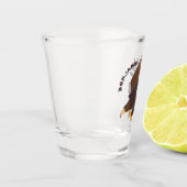 ゴールデンイーグルおもしろいマンガイラストレーション ショットグラス (左)