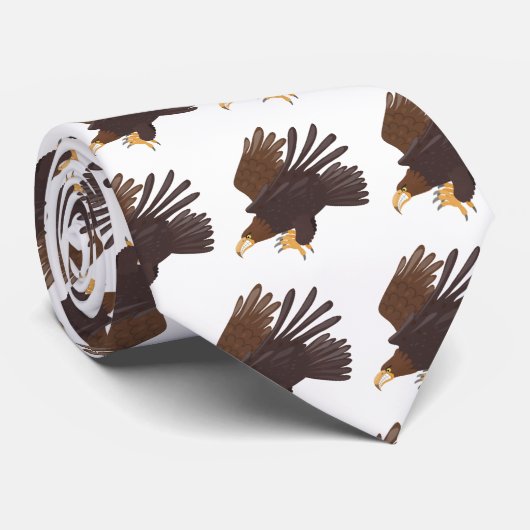 ゴールデンイーグルおもしろいマンガイラストレーション ネクタイ (ロール)