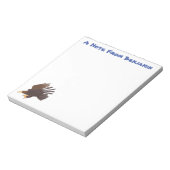 ゴールデンイーグルおもしろいマンガイラストレーション ノートパッド (回転)