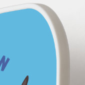 ゴールデンイーグルおもしろいマンガイラストレーション ピックルボールラケット (左詳細)