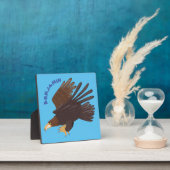 ゴールデンイーグルおもしろいマンガイラストレーション フォトプラーク (インサイチュ)