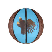 ゴールデンイーグルおもしろいマンガイラストレーション ミニバスケットボール (縦)