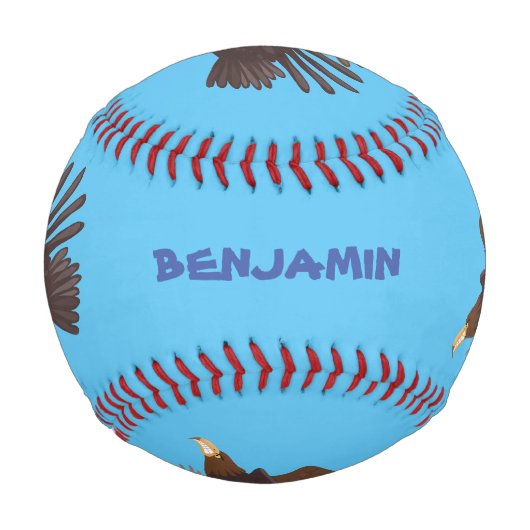 ゴールデンイーグルおもしろいマンガイラストレーション 野球ボール (裏面)