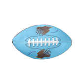 ゴールデンイーグルおもしろい漫画イラストレーション アメリカンフットボール (正面)