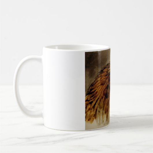 ゴールデンイーグルの頭(John Ruskin) コーヒーマグカップ (左)
