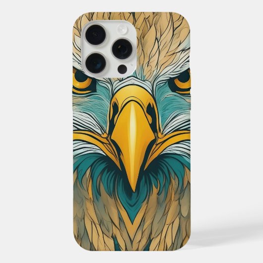 ゴールデンイーグルアート iPhoneケース (裏面)