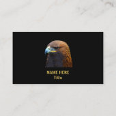 ゴールデンイーグルオンゴールデンアンドブラック 名刺 (裏面)