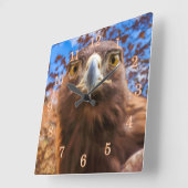 ゴールデンイーグルゴールデンアイズ スクエア壁時計 (傾斜)