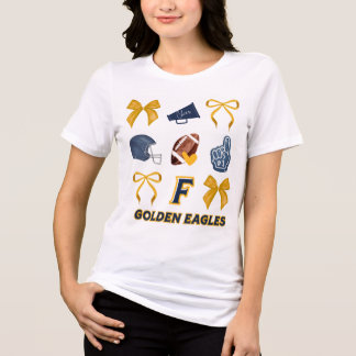 ゴールデンイーグルスのチアボウシャツ - 女性用 トライブレンドTシャツ