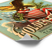 ゴールデンイーグルタバコ1900 ポスター (角)