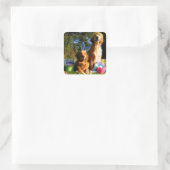 ゴールデンイースターを持っている スクエアシール (バッグ)