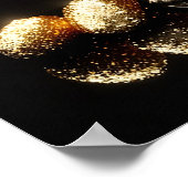 ゴールデンイースターエッグウォールアートポスター付き可愛いバニー ポスター (角)