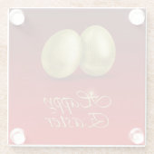 ゴールデンイースターエッグ – ガラスコースター (裏面)