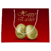 ゴールデンイースターエッグ – 大抱き枕 ラージペーパーバッグ (正面)