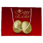 ゴールデンイースターエッグ – 大抱き枕 ラージペーパーバッグ (裏面)