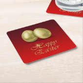 ゴールデンイースターエッグ – 紙コースター (アングル)