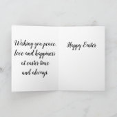 ゴールデンイースター卵 カード (内部)