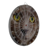 「ゴールデンウィスカー油の茶色の子絵を描猫」 ダーツボード (正面左)