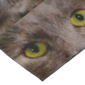 「ゴールデンウィスカー油の茶色の子絵を描猫」 テーブルクロス (アングル)