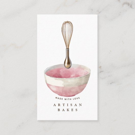 ゴールデンウィスクベイカーパティシシェフ 名刺 (正面)