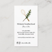 ゴールデンウィスク＆ローズマリー　パーソナルシェフ＆ケータリング 名刺 (裏面)