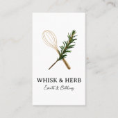 ゴールデンウィスク＆ローズマリー　パーソナルシェフ＆ケータリング 名刺 (正面)