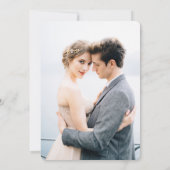 ゴールデンウィップスブラック2枚結婚の写真 招待状 (裏面)