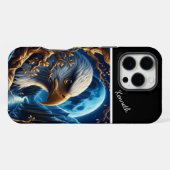 ゴールデンウィロー、夜の鷲 iPhoneケース (裏面横)