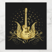 ゴールデンウィングギター ワインラベル (シングルラベル)