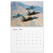 ゴールデンウィングスF-35B/C稲妻II カレンダー (2月 2026)