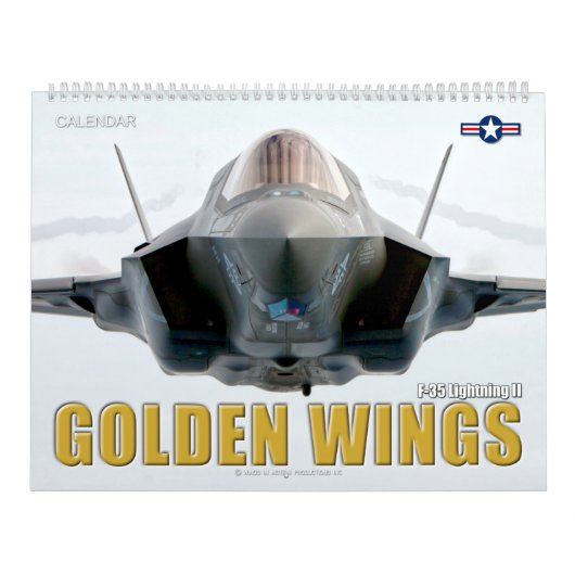 ゴールデンウィングスF-35B/C稲妻II カレンダー (カバー)