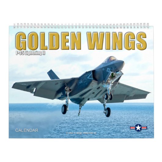 ゴールデンウィングスF-35B/C稲妻II カレンダー (カバー)