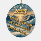 ゴールデンウィンターオーナメント2025 セラミックオーナメント (左)