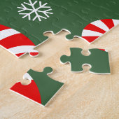 ゴールデンウィンタースウィートスノーフォールキャンディーケーン ジグソーパズル (側面)