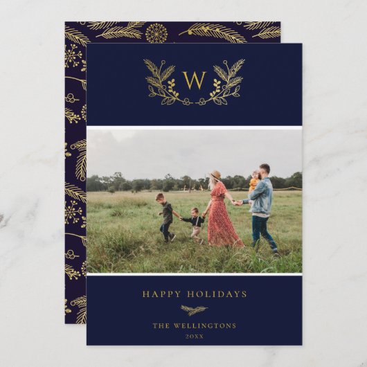 ゴールデンウィンタースプリグズモノグラムフォトブルー シーズンカード (正面/裏面)