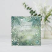 ゴールデンウィンターワンダーランドスノーフレーク招待状 招待状 (スタンド正面)